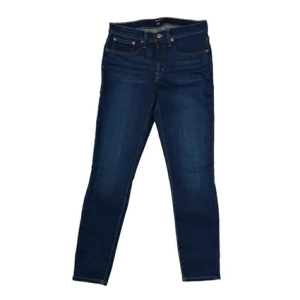 J Crew Blue Skinny Jeans Women Size 28